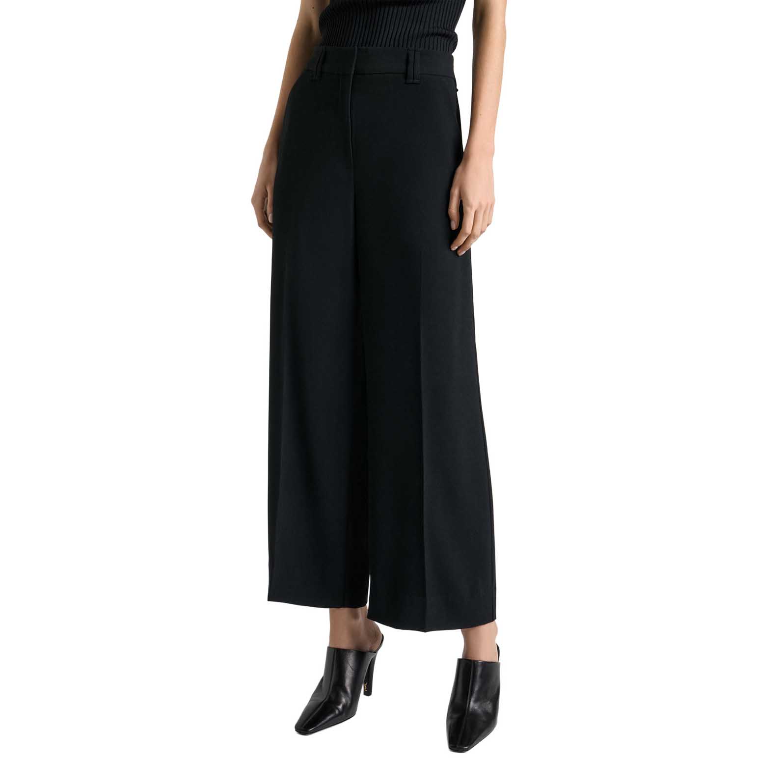 Cue Recycled Crepe Cropped Leg Pant